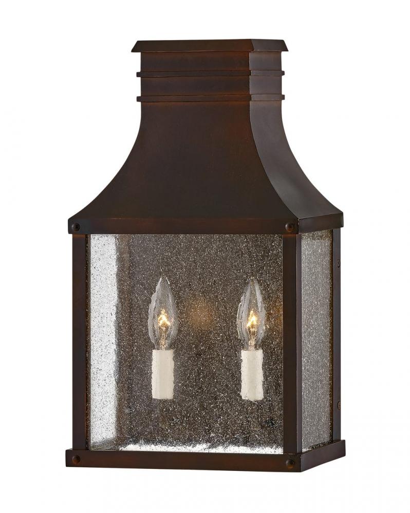 Medium Wall Mount Lantern - Black|Combination Finishes|Copper