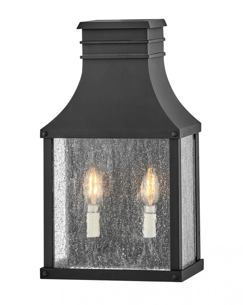 Medium Wall Mount Lantern - Black