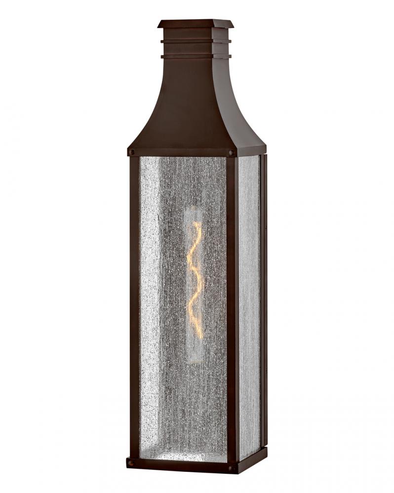Large Tall Wall Mount Lantern - Black|Combination Finishes|Copper
