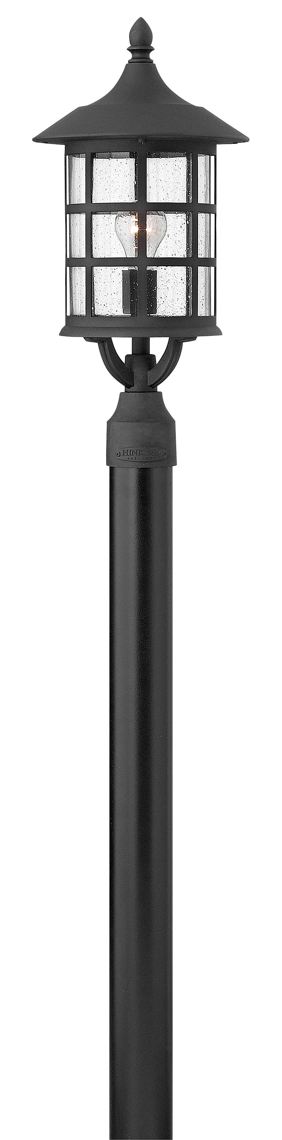 Medium Post Top or Pier Mount Lantern - Black
