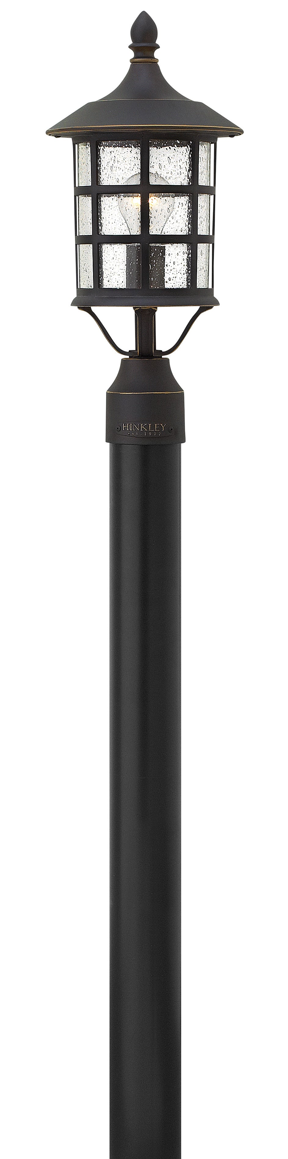 Medium Post Mount Lantern - Bronze