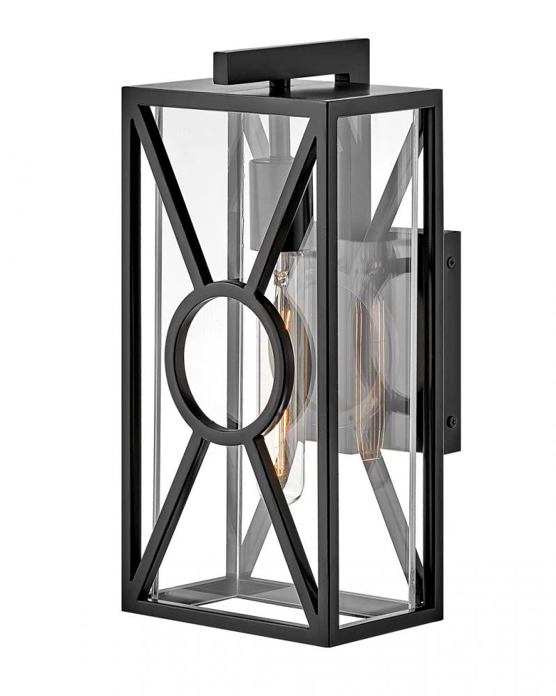 Medium Wall Mount Lantern - Black