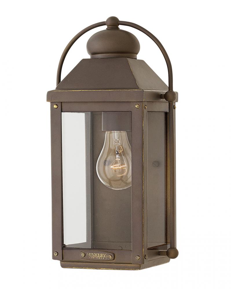 Small Wall Mount Lantern - Bronze