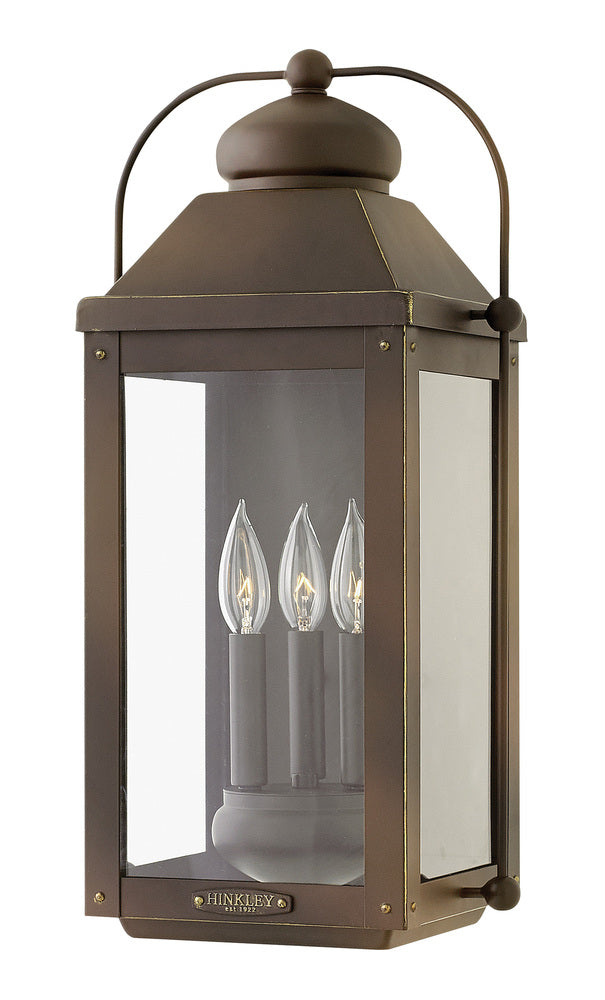 Large Wall Mount Lantern - Bronze