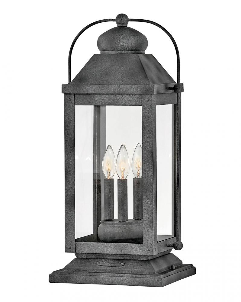 Large Pier Mount Lantern - Black|Miscellaneous