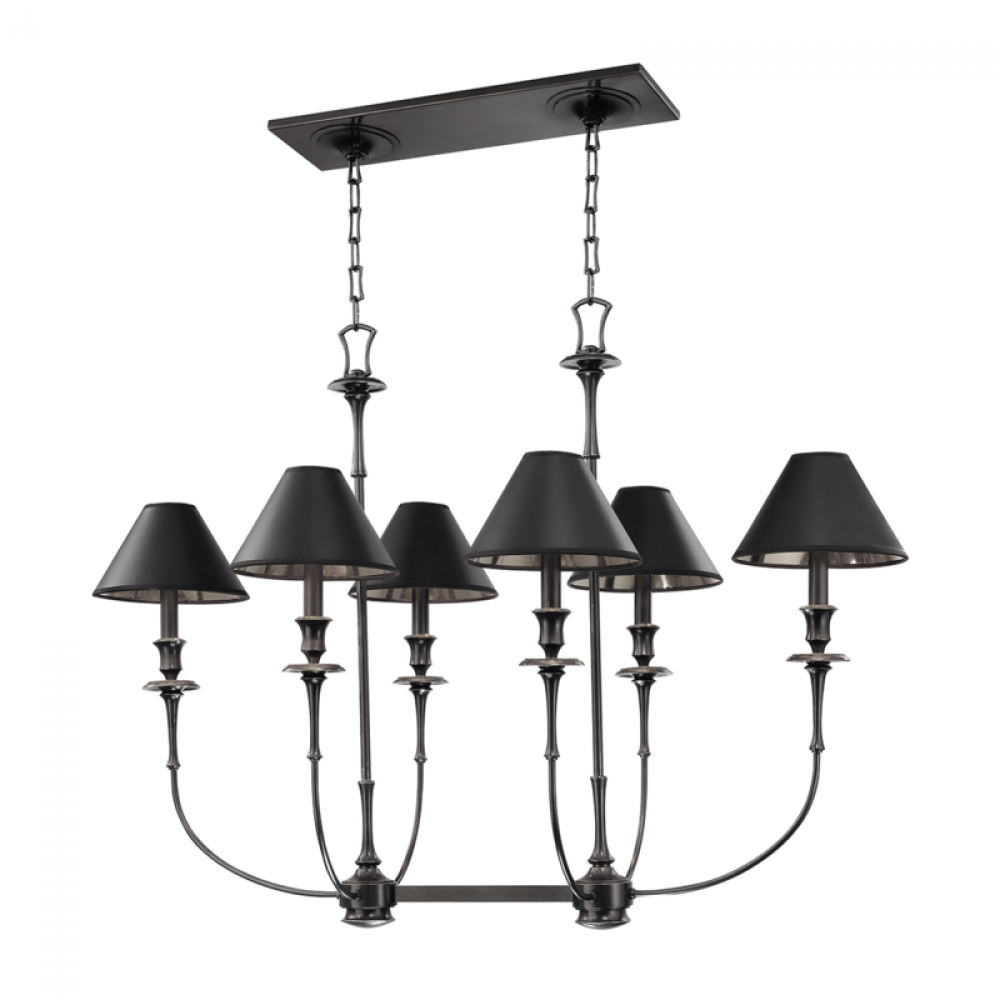 6 LIGHT ISLAND CHANDELIER