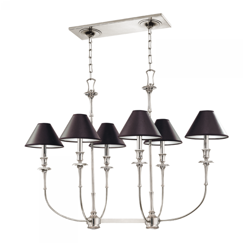 6 LIGHT ISLAND CHANDELIER