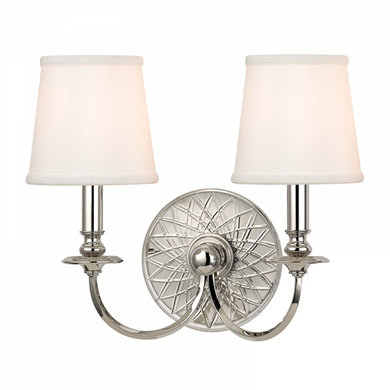 2 LIGHT WALL SCONCE