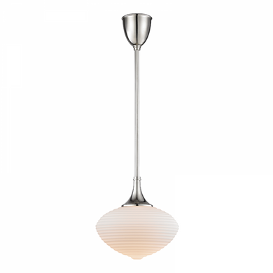 1 LIGHT PENDANT W/ MATTE OPAL ACID ETCHED