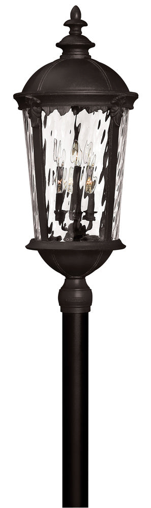 Extra Large Post Top or Pier Mount Lantern - Black
