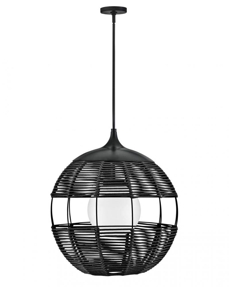 Medium Orb Chandelier - Black