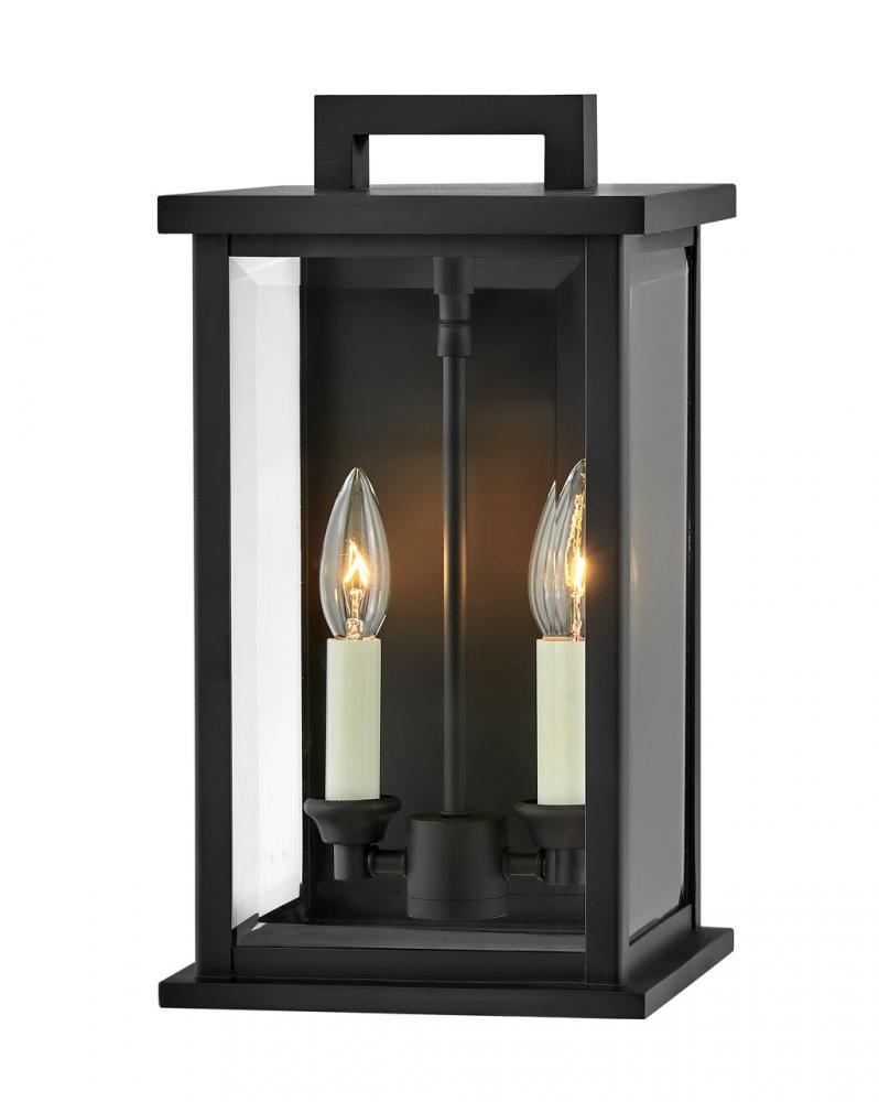 Medium Wall Mount Lantern - Black