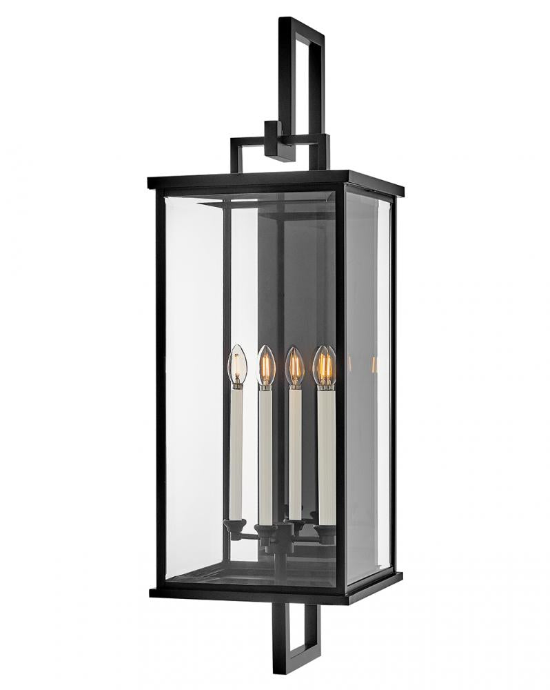 Extra Large Wall Mount Lantern - Black