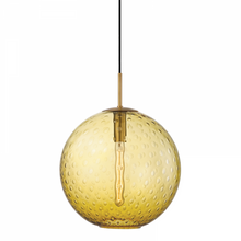 Load image into Gallery viewer, 1 LIGHT PENDANT-LIGHT AMBER GLASS

