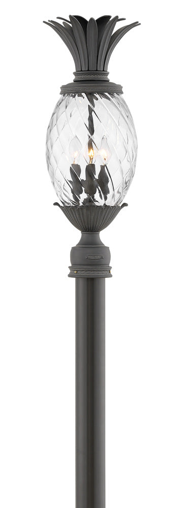 Large Post Top or Pier Mount Lantern - Black