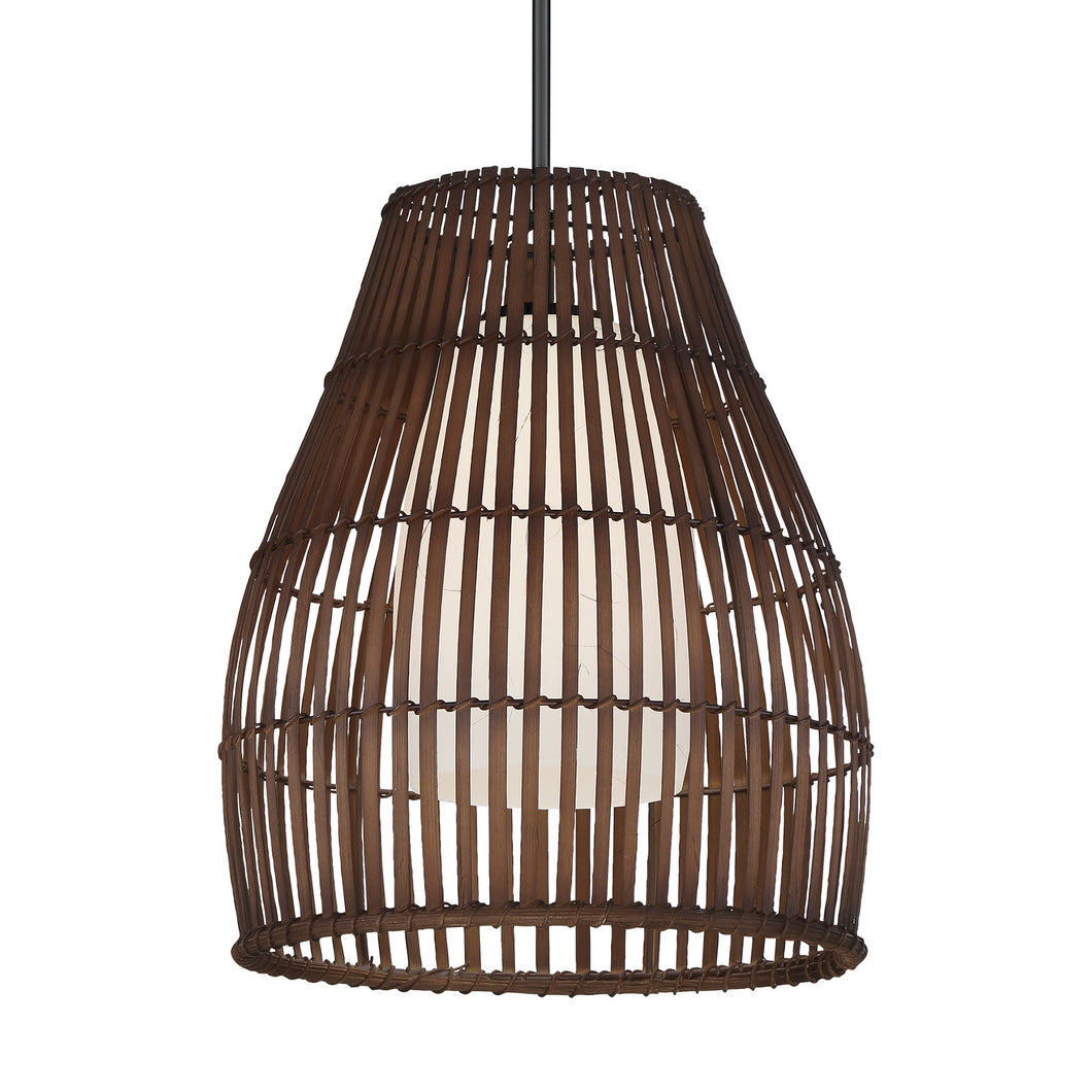 Brentwood Shore Pendant in Bamboo Shade