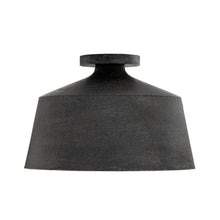 Load image into Gallery viewer, 1-Light Tapered Metal Semi Flush in Quarry
