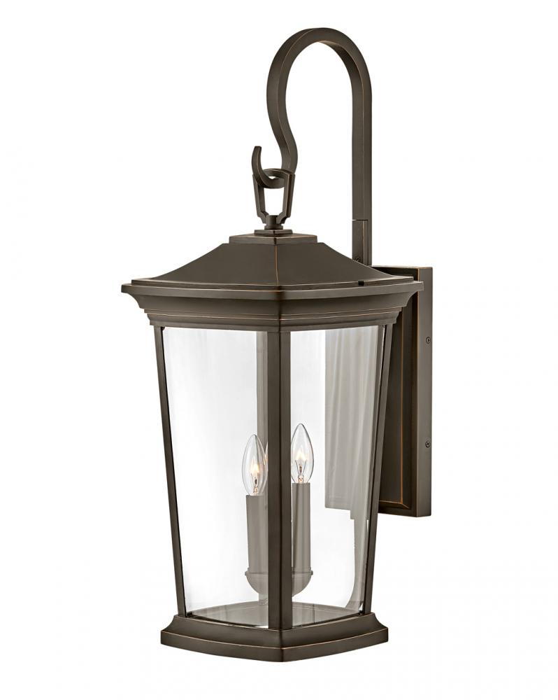 Large Wall Mount Lantern - Bronze