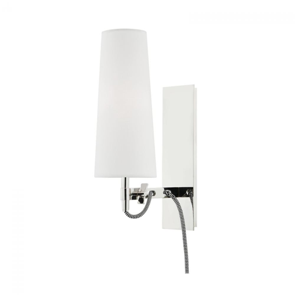 1 LIGHT WALL SCONCE W/ PLUG