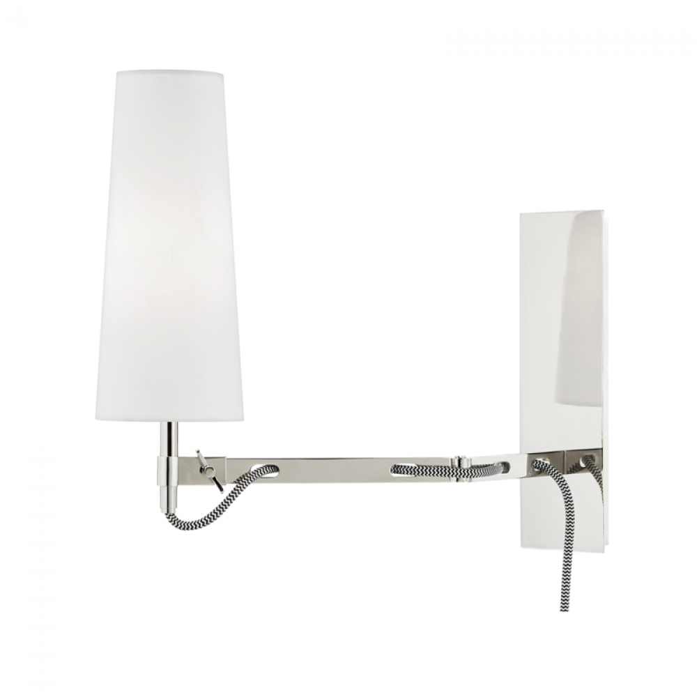 1 LIGHT WALL SCONCE W/ PLUG