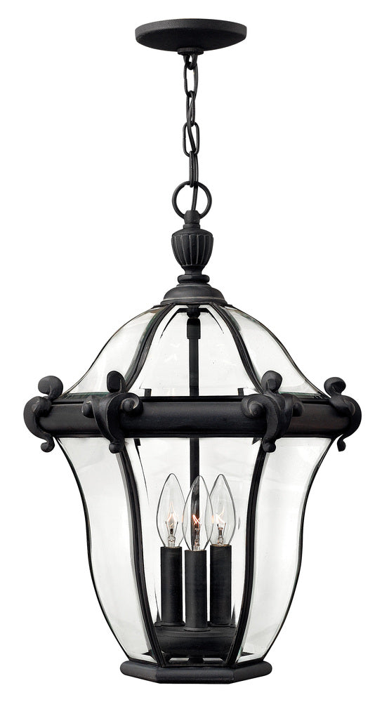 Medium Hanging Lantern - Black