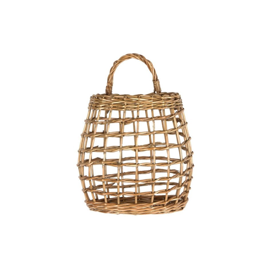 Open Weave Wall Hanging Basket