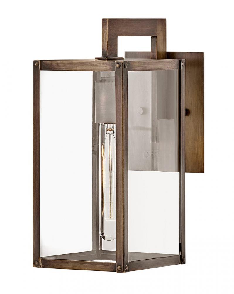 Small Wall Mount Lantern - Bronze