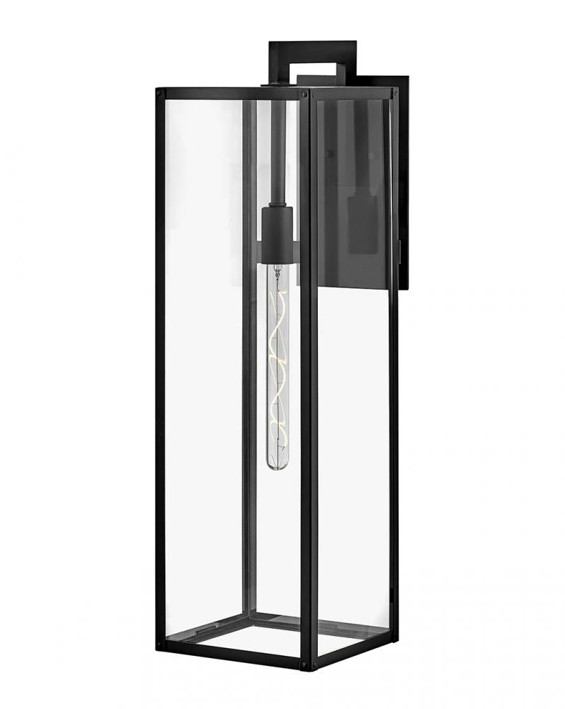 Large Wall Mount Lantern - Black