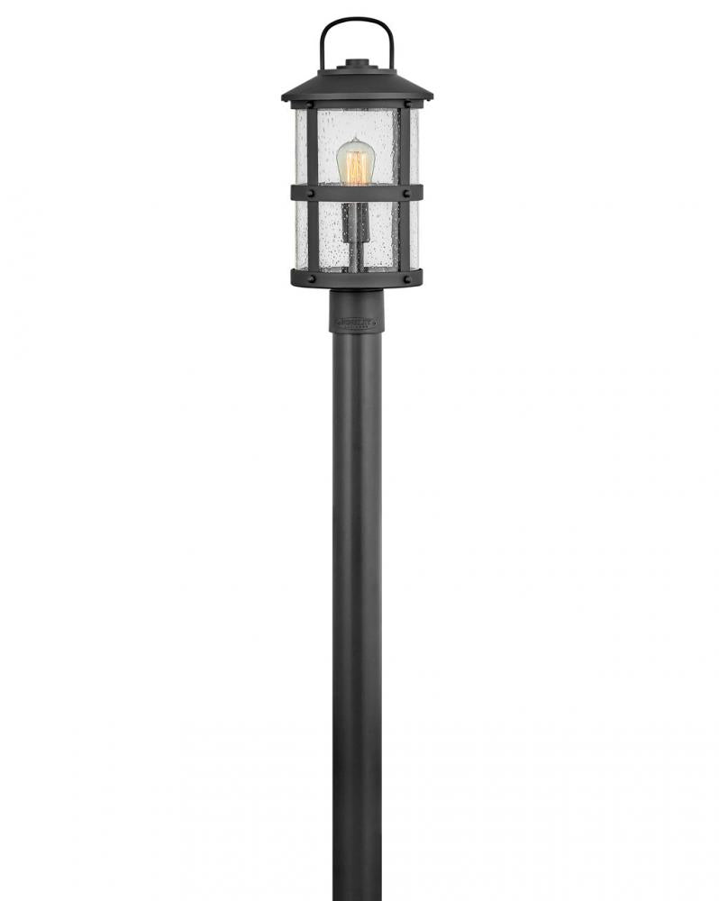 Medium Post Top or Pier Mount Lantern - Black