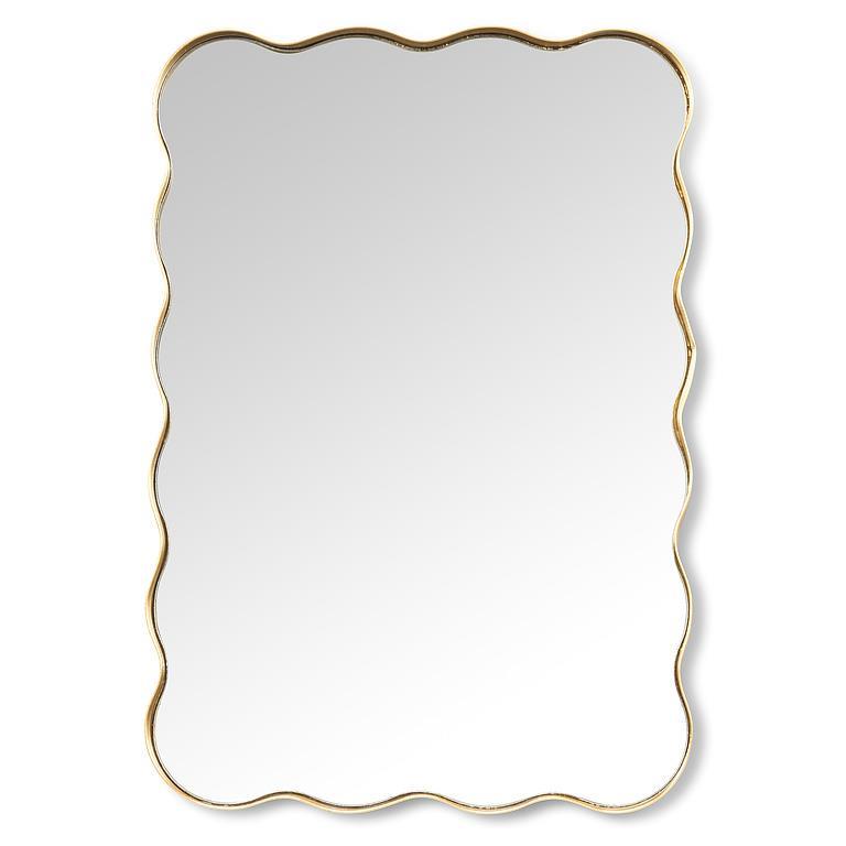 Scallop Edge Rectangle Mirror