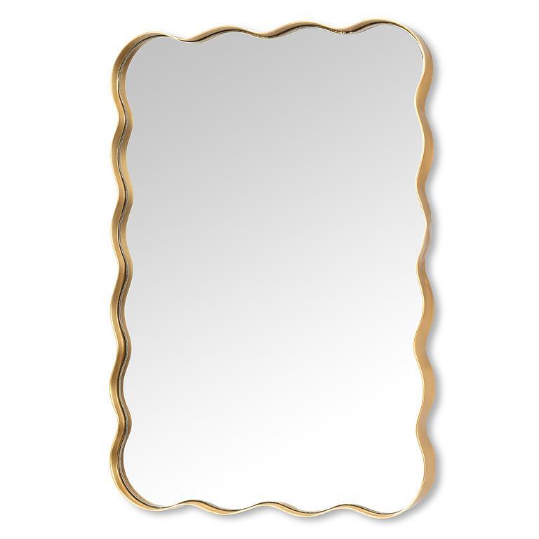 Scallop Edge Rectangle Mirror