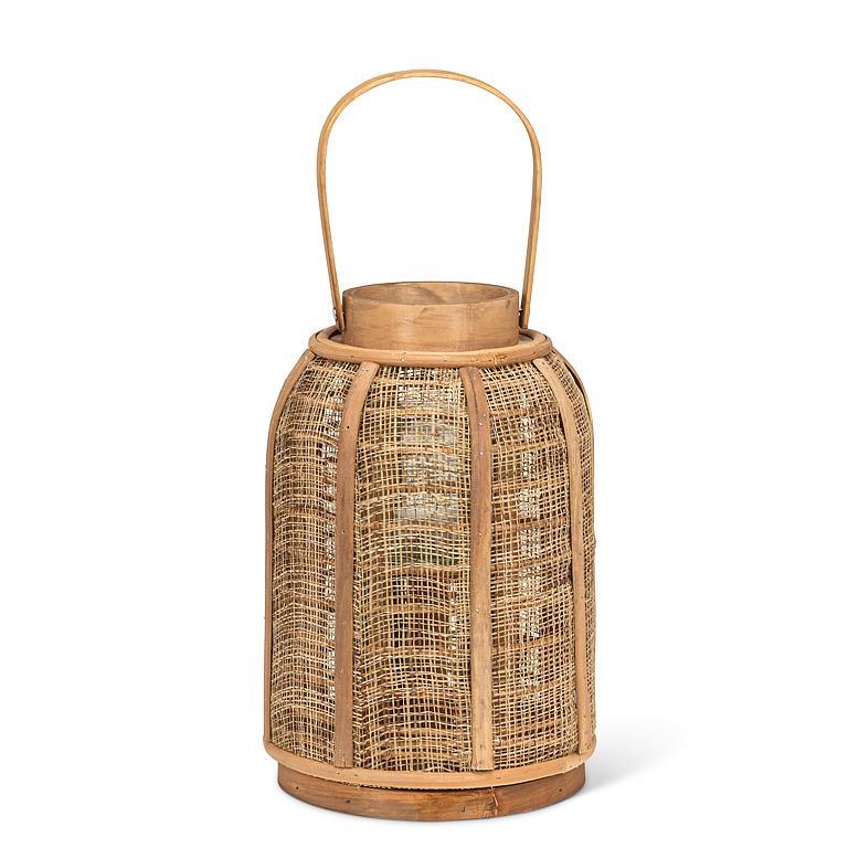 Lantern with Jute Handle by Abbott (3 Sizes) (2 Colours)