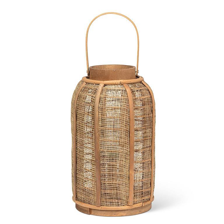 Lantern with Jute Handle by Abbott (3 Sizes) (2 Colours)