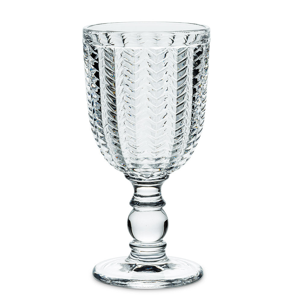 Herringbone Glassware Set Of 3