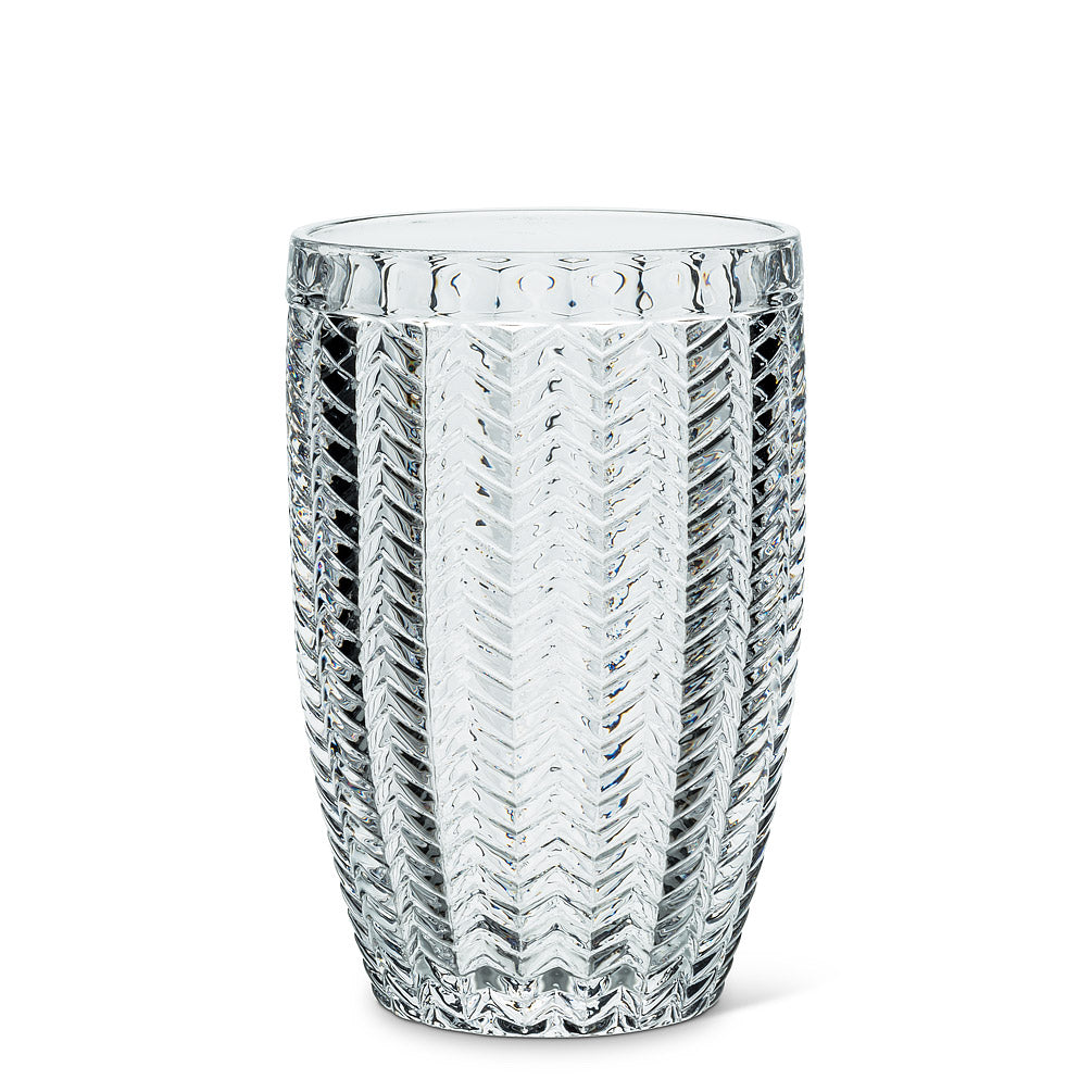Herringbone Glassware Set Of 3