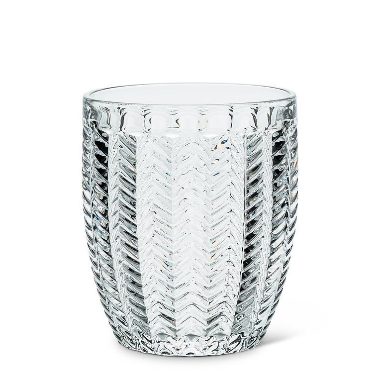 Herringbone Glassware Set Of 3