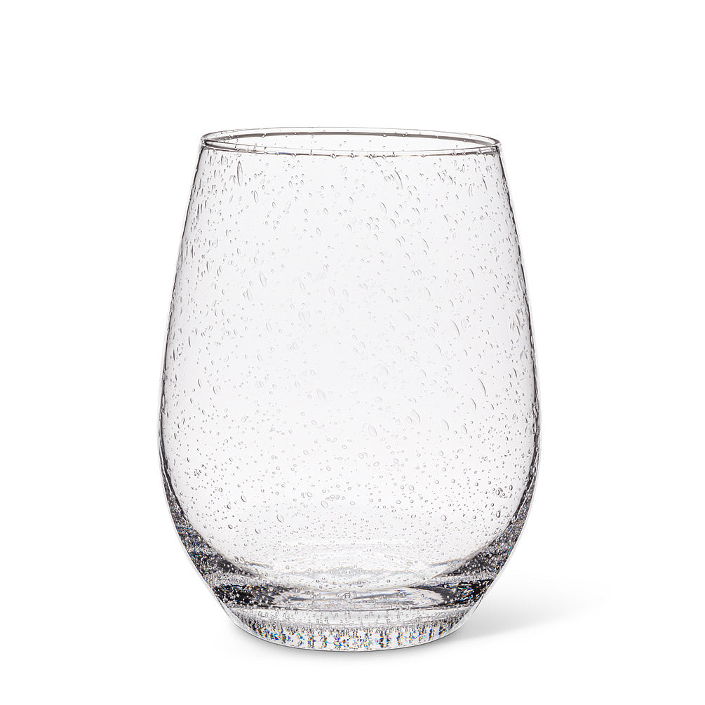 Seeded Stemless Wine Glass - by Abbott