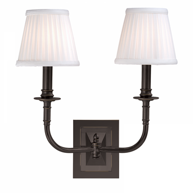 2 LIGHT WALL SCONCE