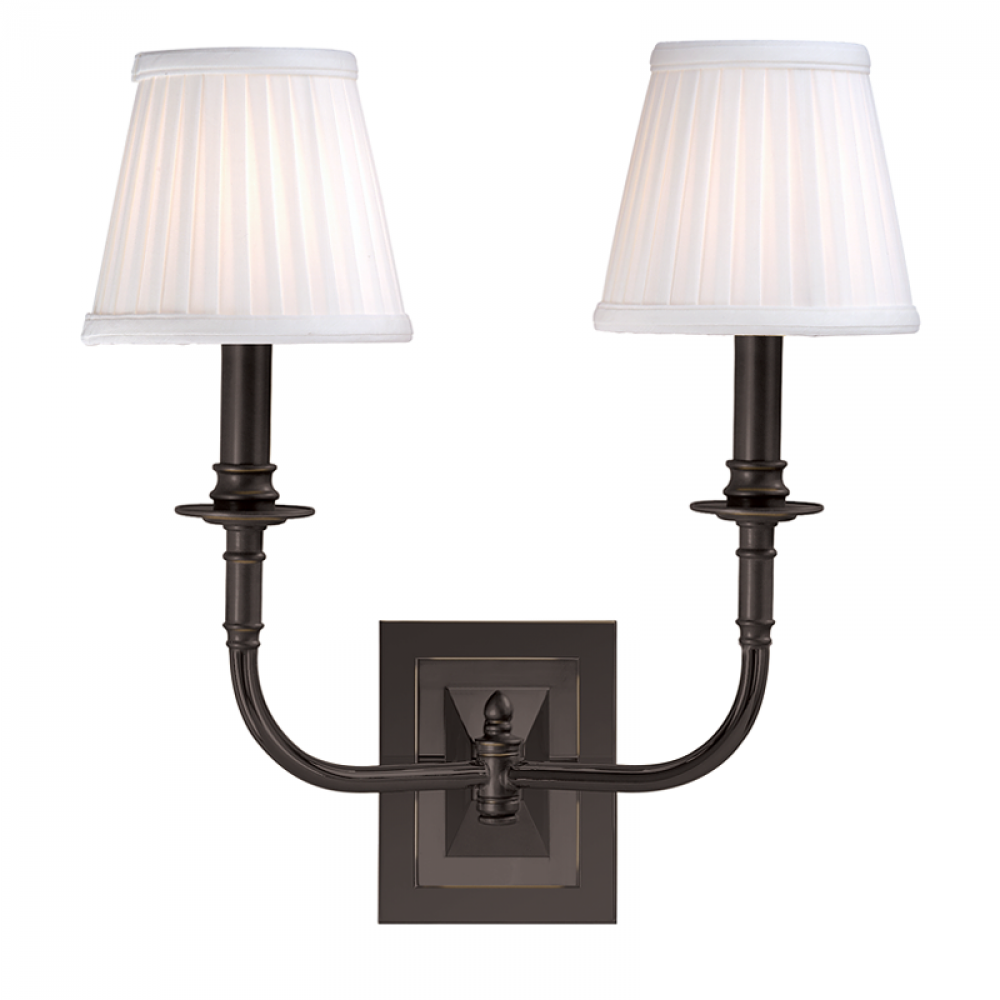 2 LIGHT WALL SCONCE