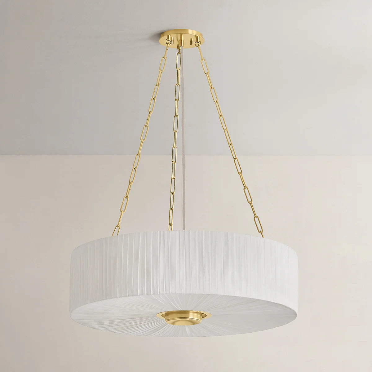 Camby Chandelier in Aged Brass (2 Sizes)