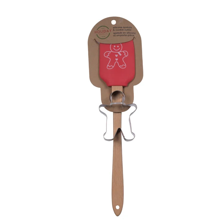 Gingerbread Spatula and Cookie Cutter Set