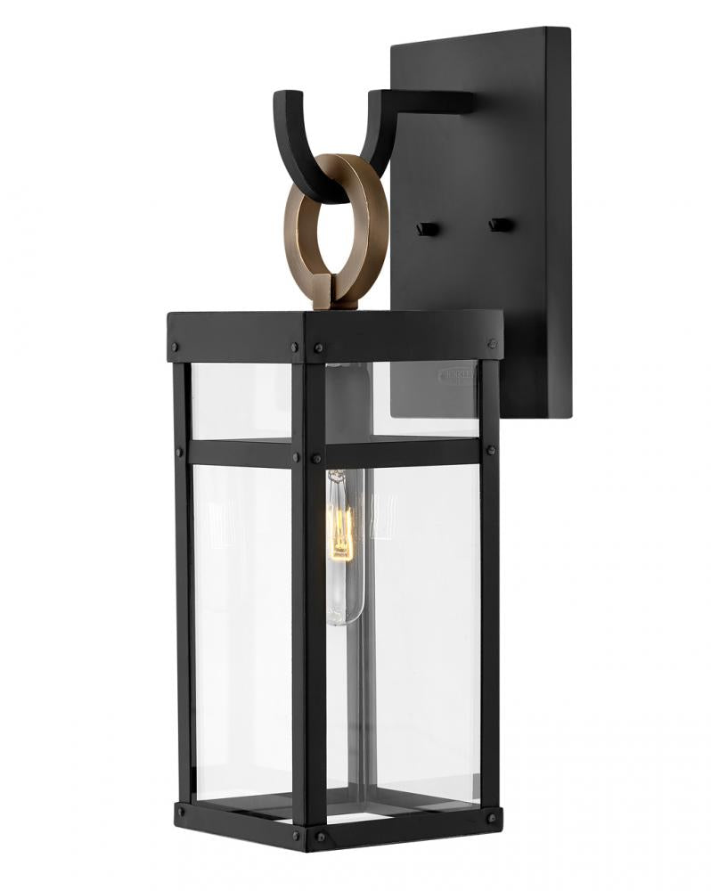 Medium Wall Mount Lantern - Black