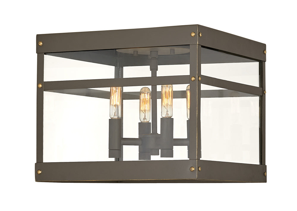 Small Flush Mount - Bronze