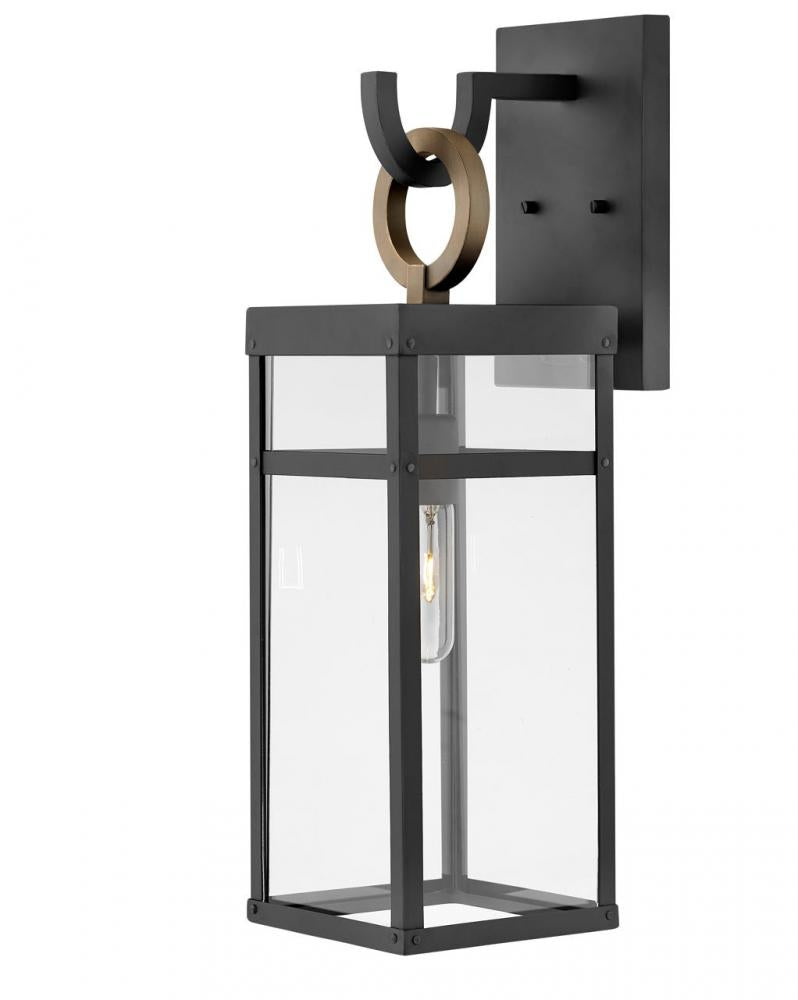 Large Wall Mount Lantern - Black