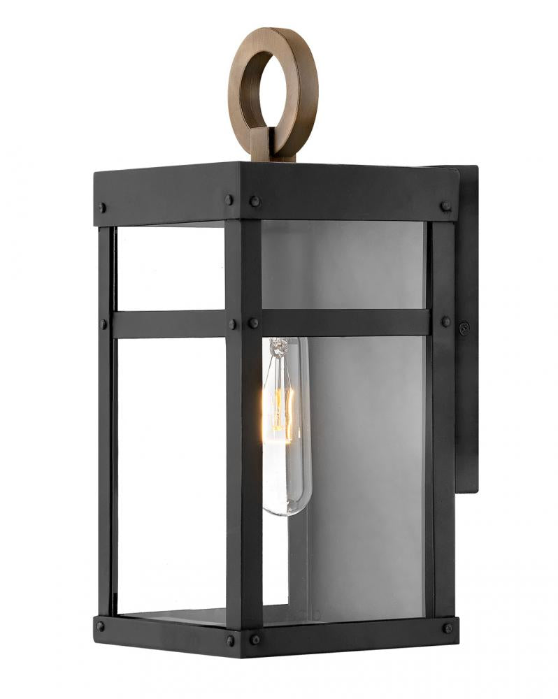 Small Wall Mount Lantern - Black