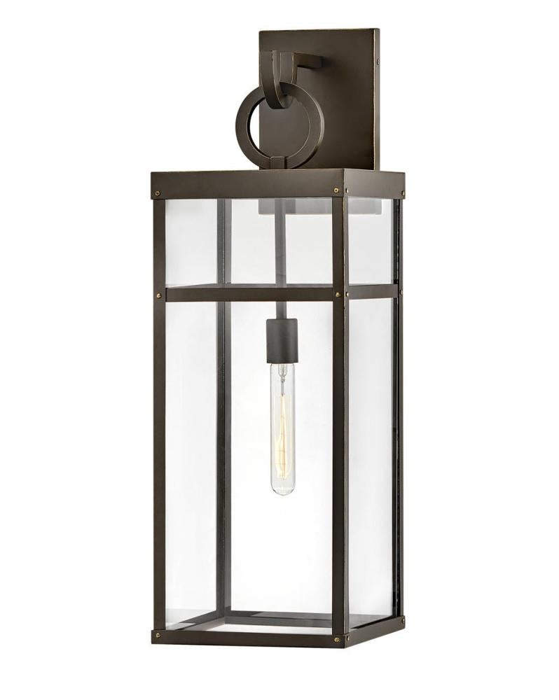Large Wall Mount Lantern - Bronze