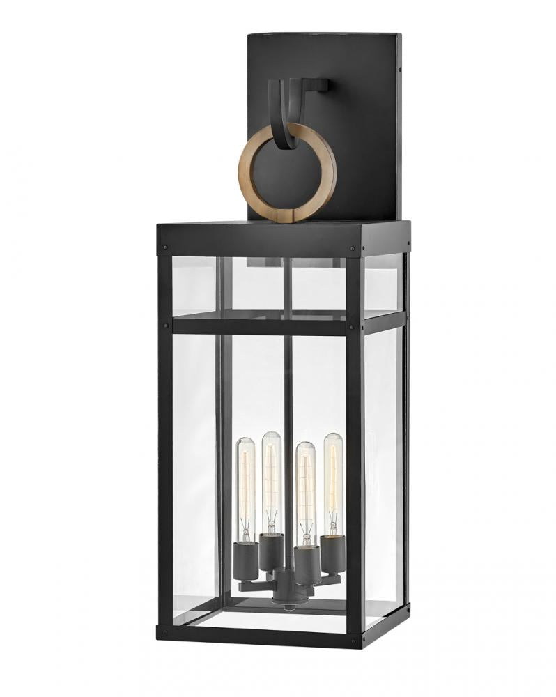 Extra Large Wall Mount Lantern - Black