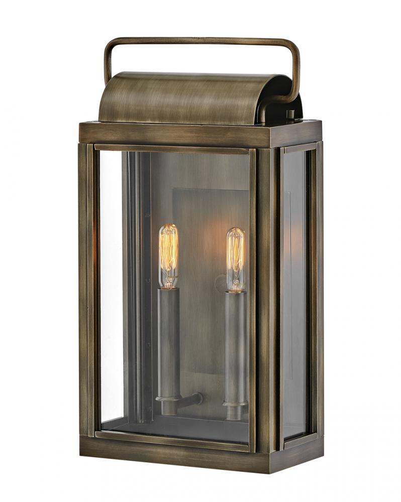 Medium Wall Mount Lantern - Bronze