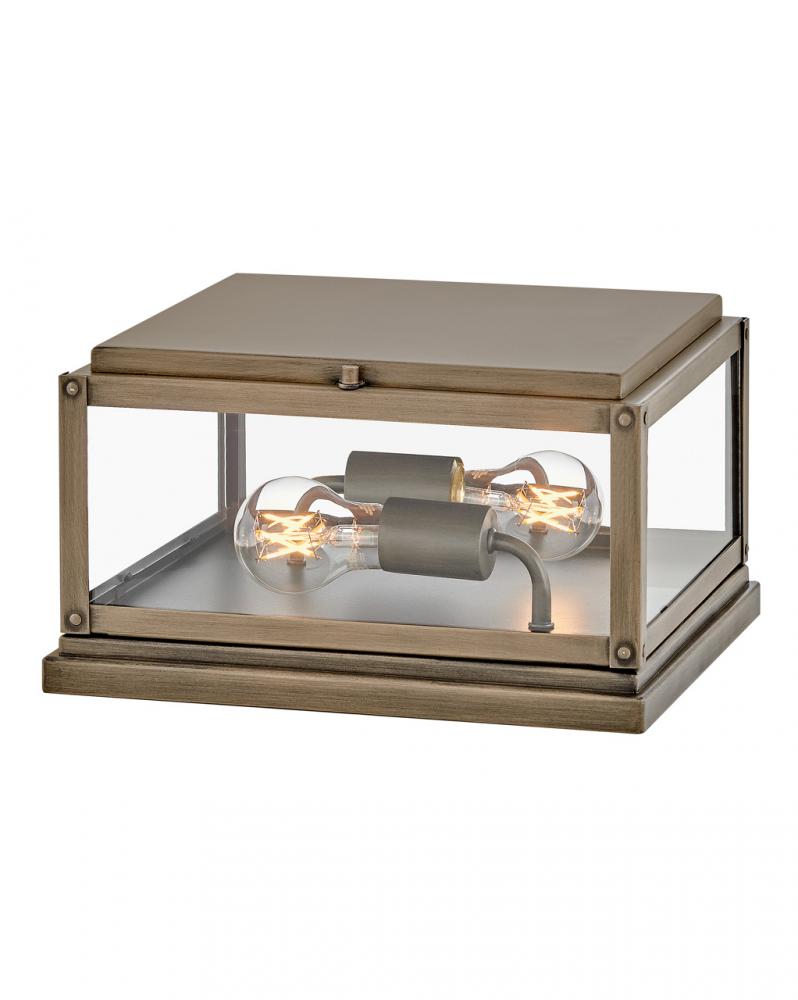 Small Pier Mount Lantern - Bronze