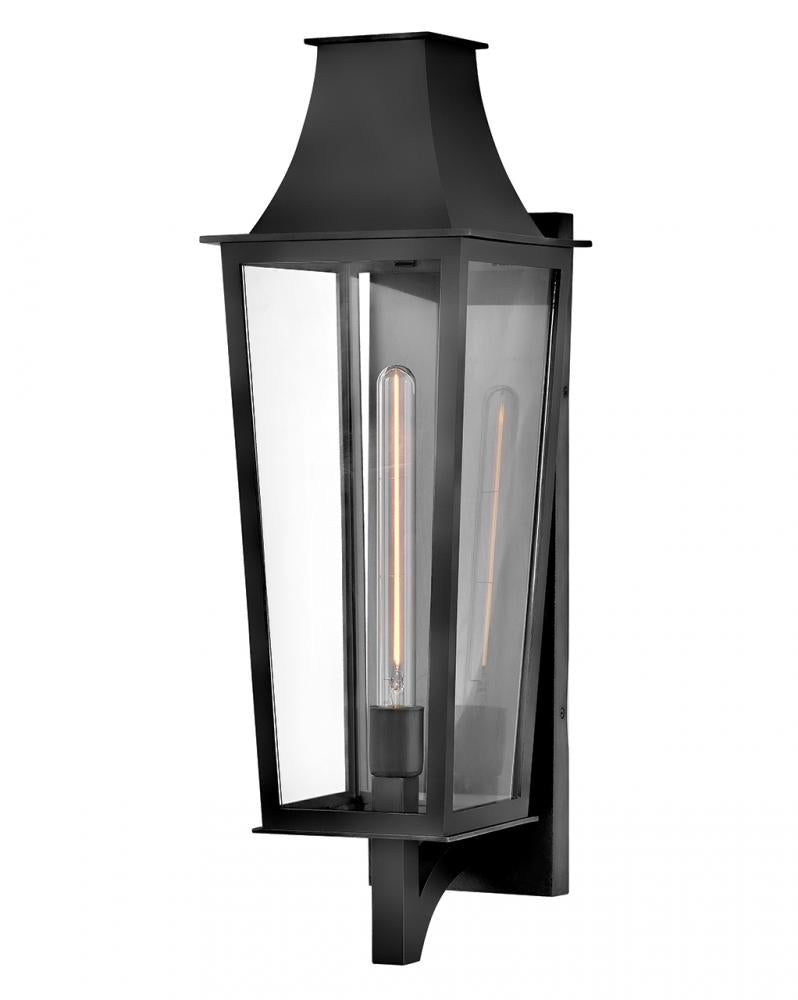 Large Wall Mount Lantern - Black